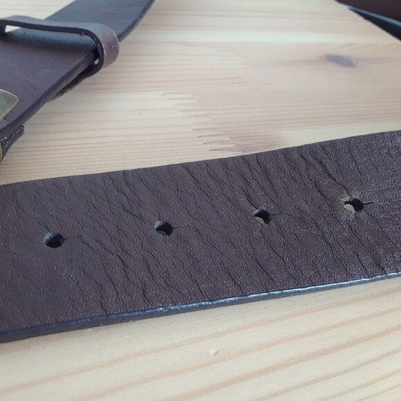 Armani Exchange Men's Genuine Leather Logo Belt - Picture 5 of 13